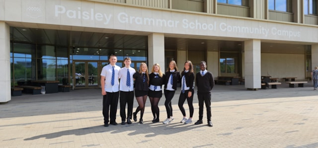 Paisley Grammar School pupils begin a new chapter in spectacular new £85.5 million campus