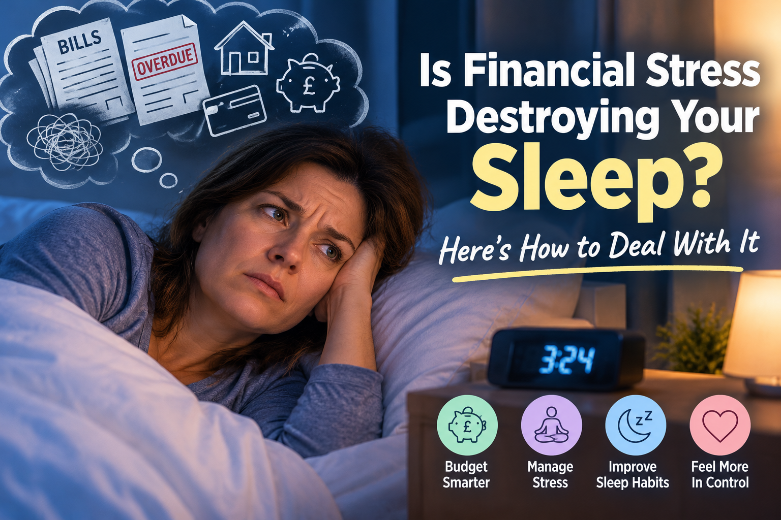 Is Financial Stress Destroying Your Sleep? Here's How to Deal With It