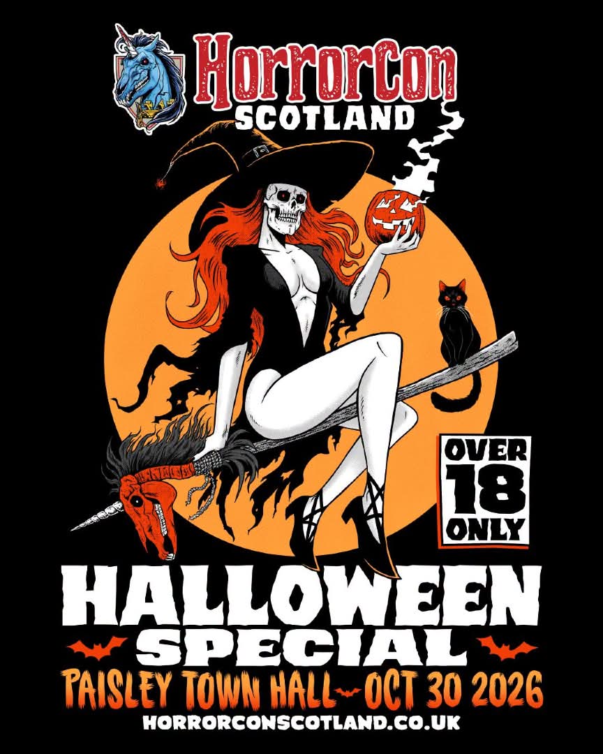 Horror Con Halloween at Paisley Town Hall - 30 October