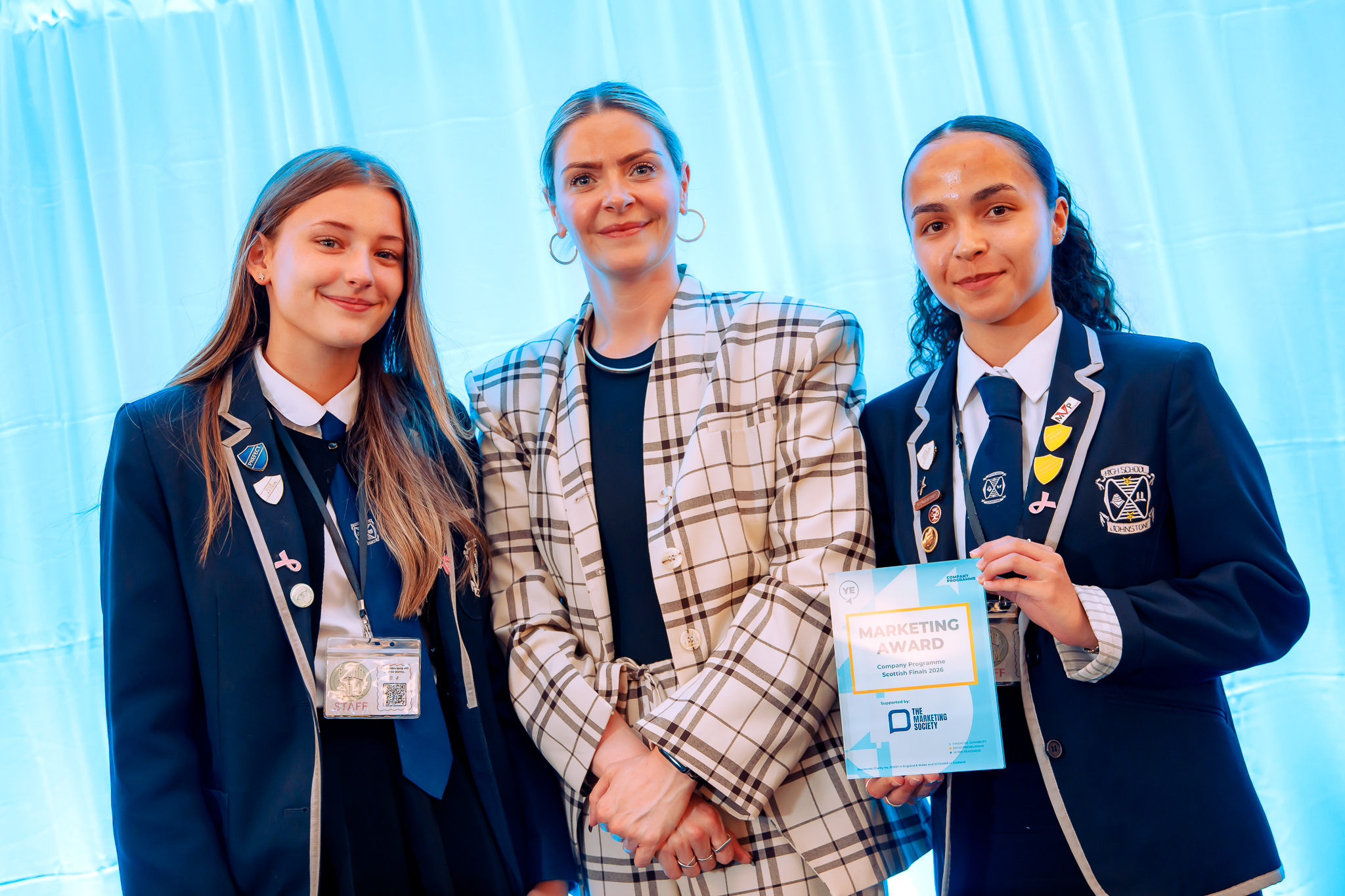 Johnstone High pupils celebrate national enterprise award