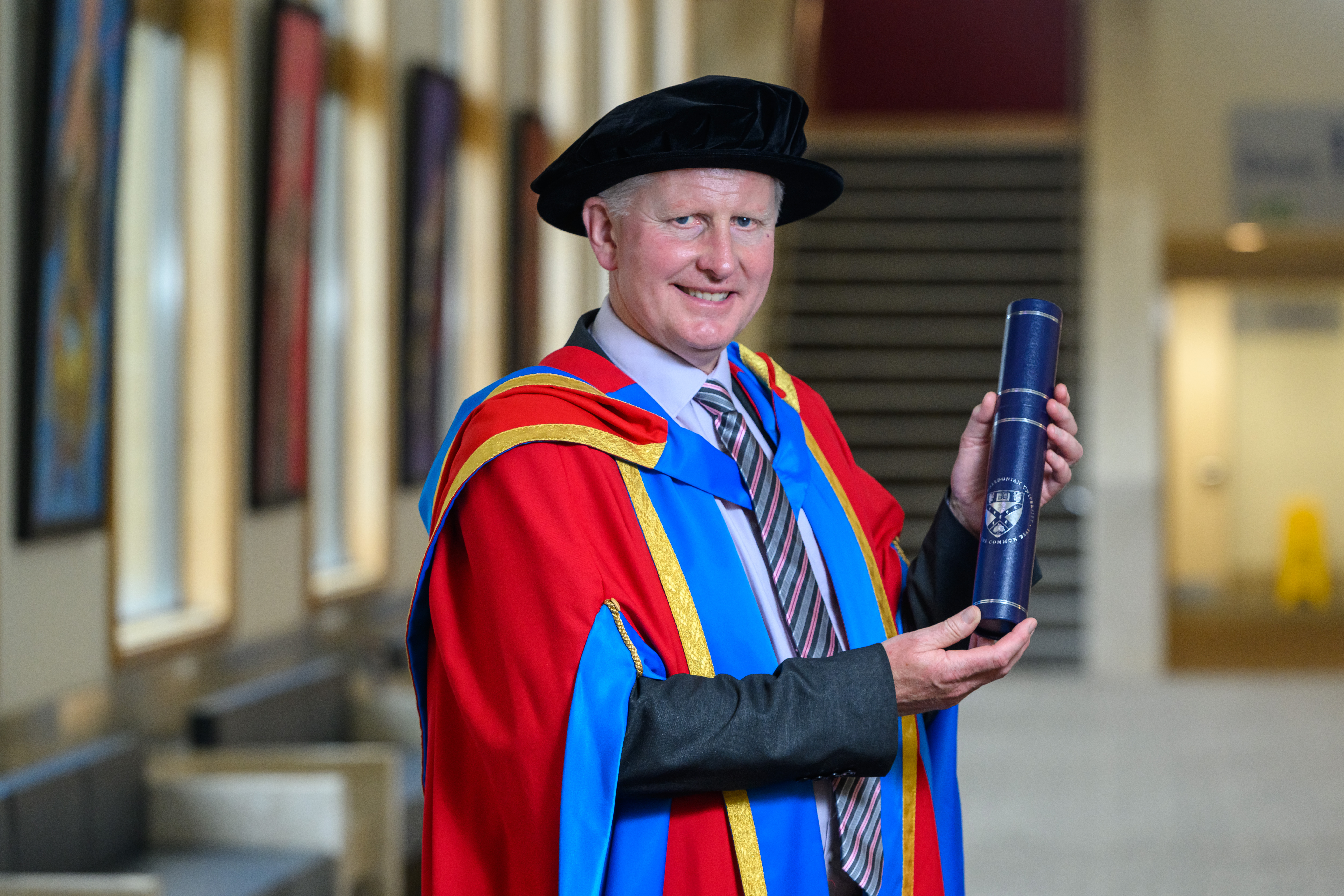 Renfrewshire-raised business chief receives honorary doctorate