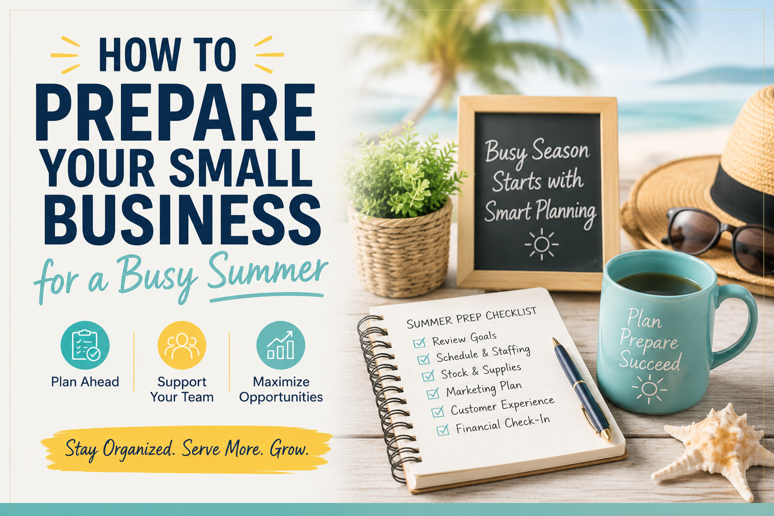How to Prepare Your Small Business for a Busy Summer