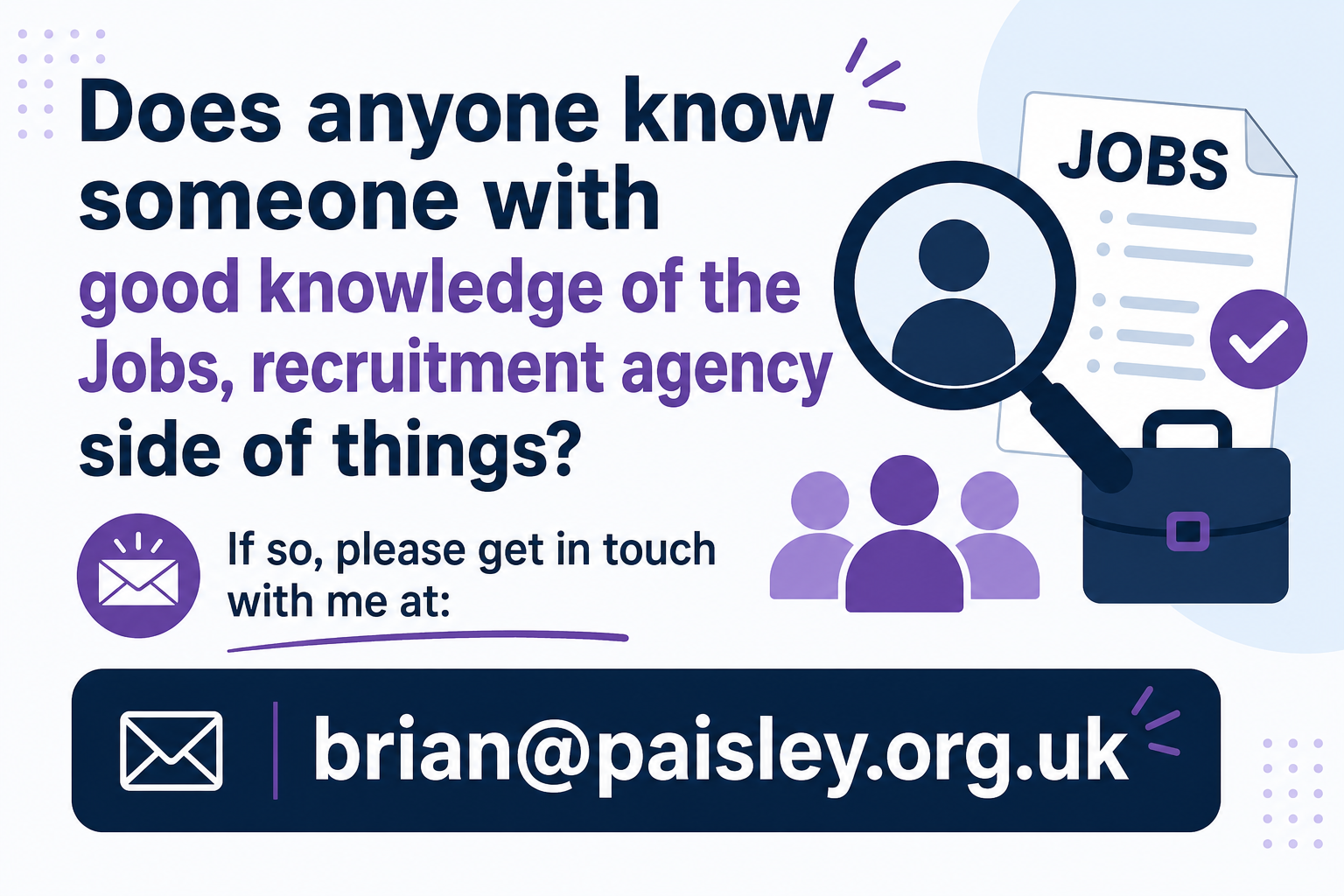 Can You Help Us Connect Local People with Local Jobs?