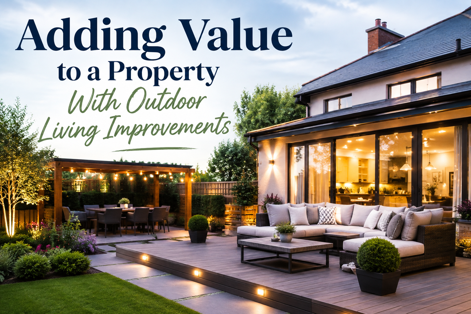 Adding Value to a Property With Outdoor Living Improvements
