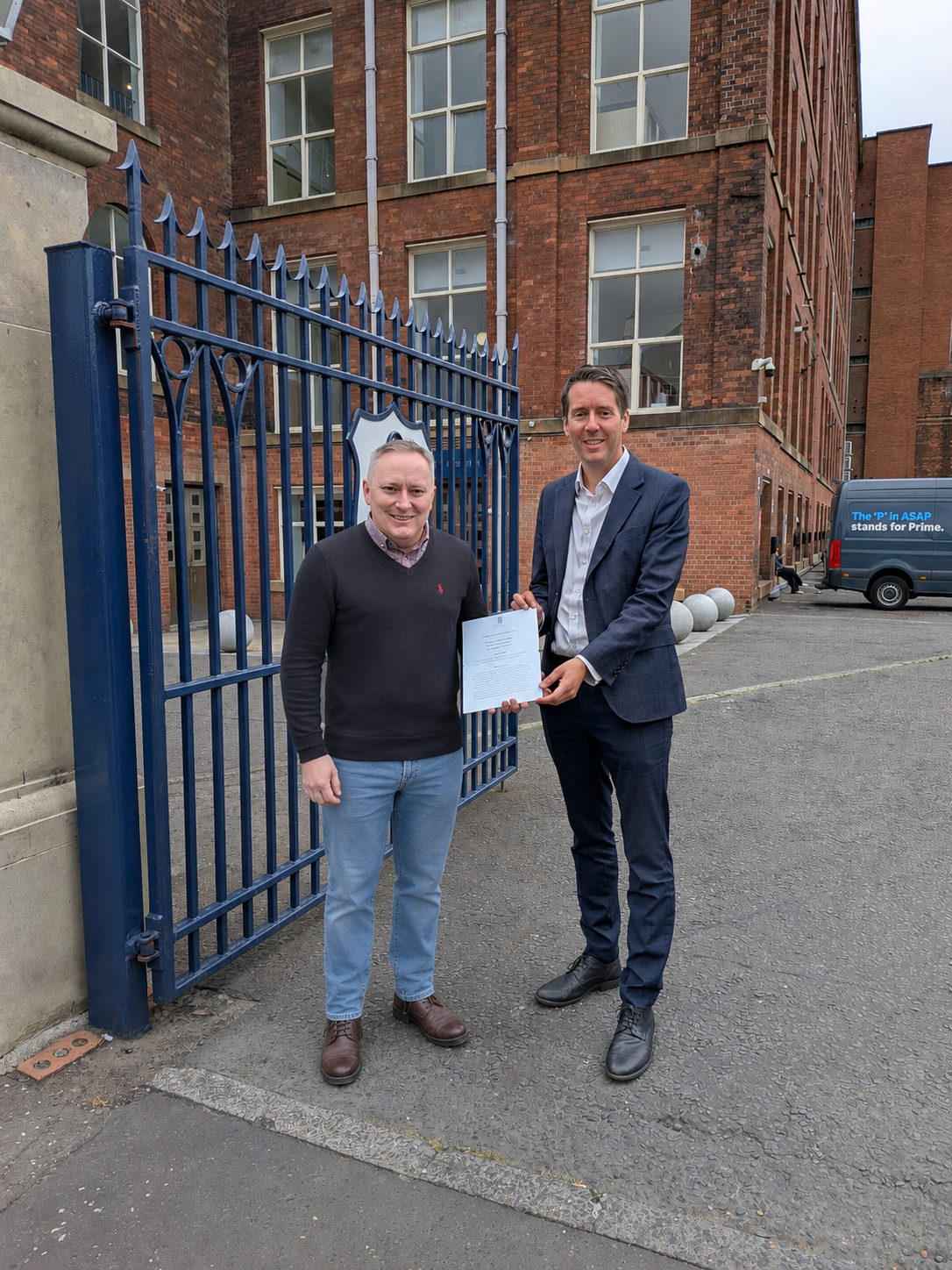 A very proud day — and a big thank you to Neil Bibby MSP