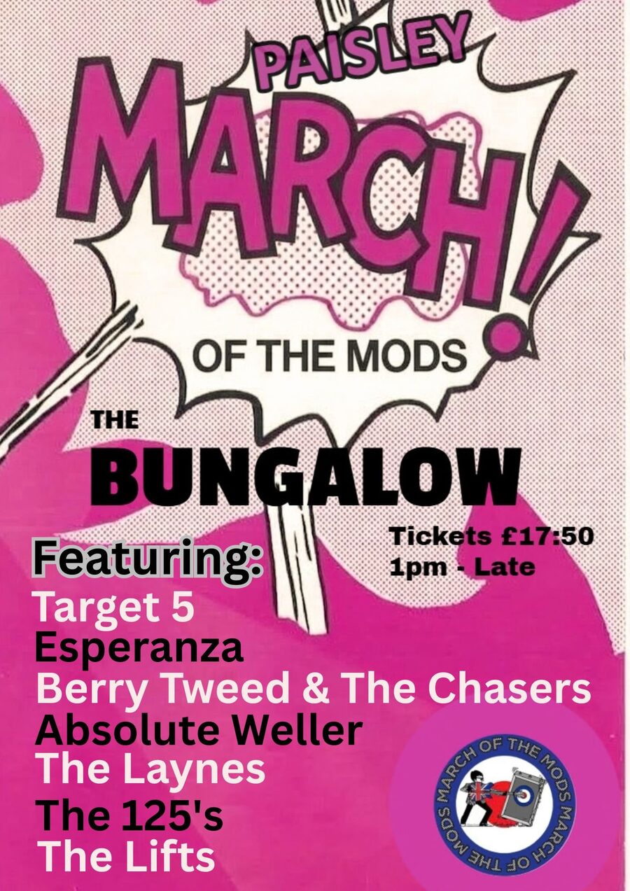 March of the Mods Paisley poster