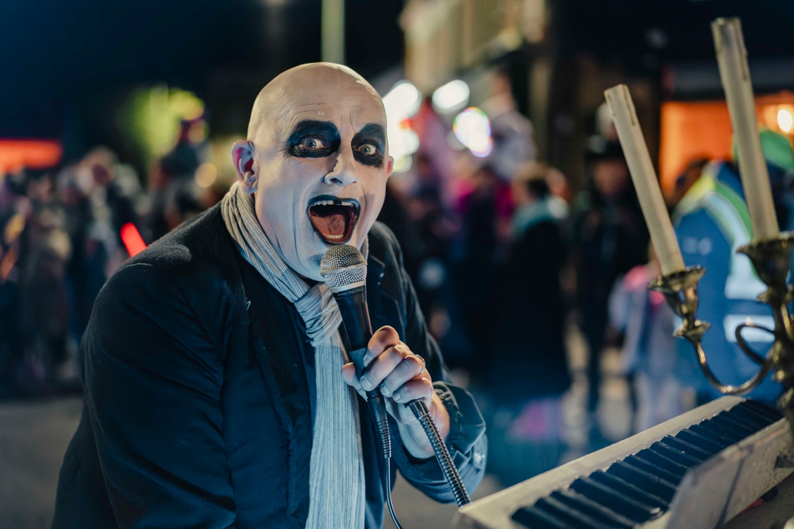 Uncle Doom and his Organ of Gloom at Paisley Halloween