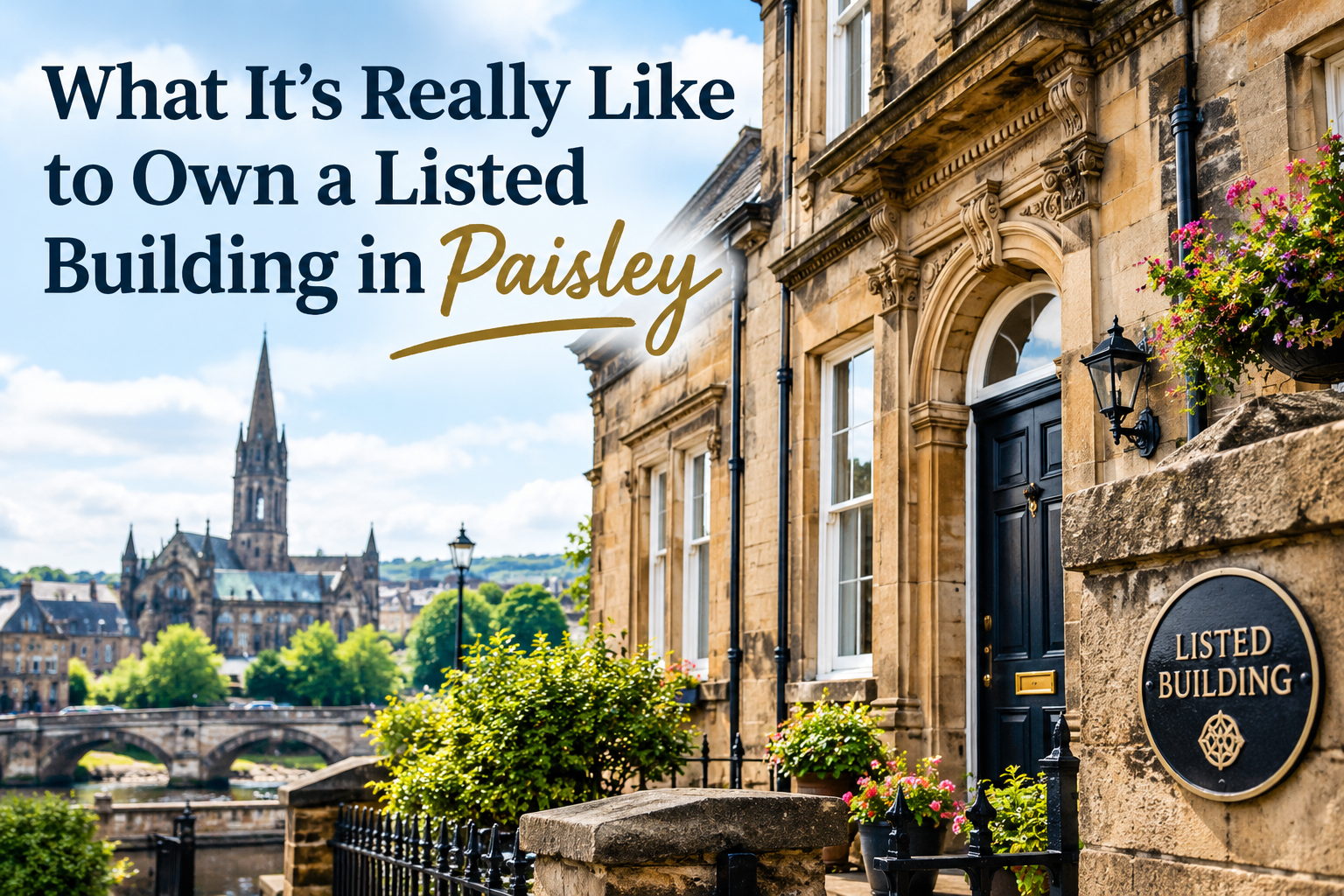 What It's Really Like to Own a Listed Building in Paisley