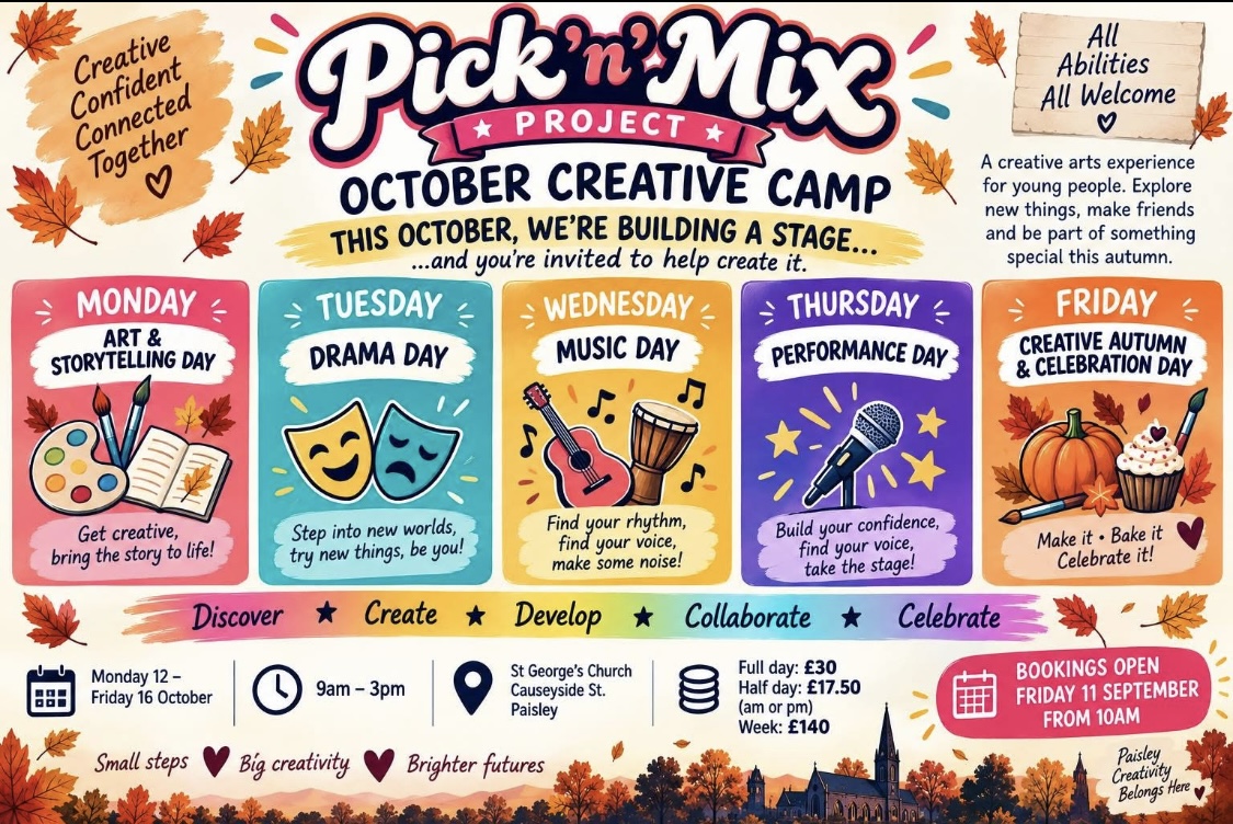 Creative camps for October holidays