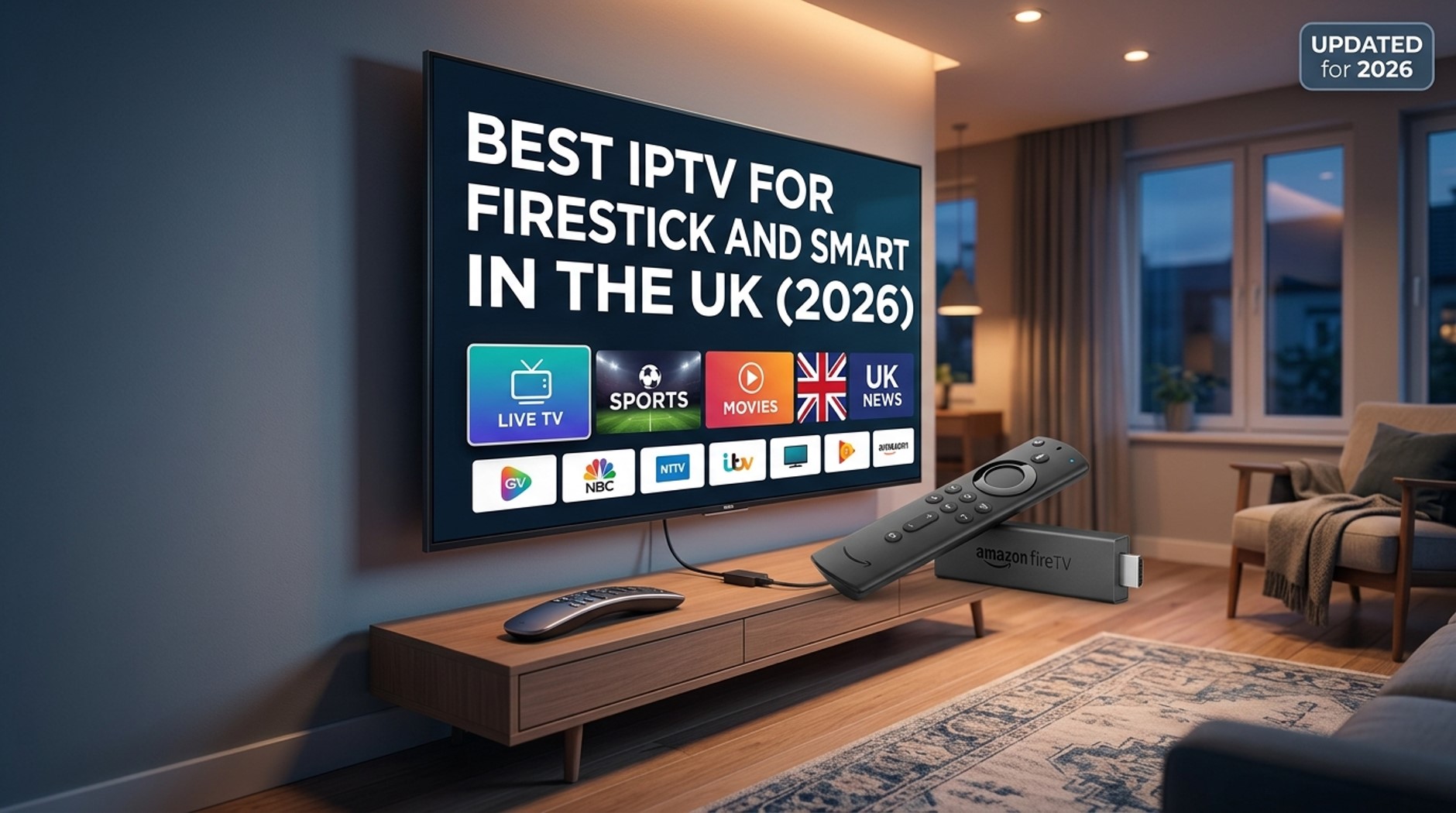 Best IPTV for Firestick and Smart TV in the UK (2026)