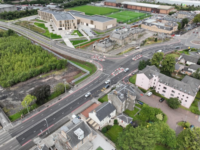 New Grammar Road officially named as first phase of major transport project complete in Renfrewshire
