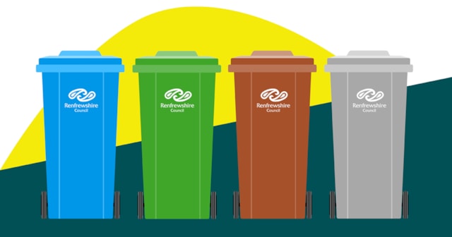 Bin collection days changing across Renfrewshire